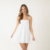 Hyfve Strappy Mini Dress for Women in Off White