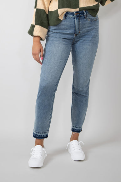 Judy Blue Mid Rise Boyfriend Jeans for Women