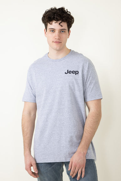 Jeep USA T-Shirt in Heather Grey