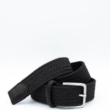 Stretch Elastic Belt for Men in Black