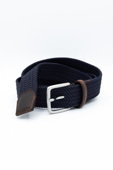 Stretch Elastic Belt for Men in Navy