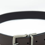 Leather Reversible Belt for Men in Brown/Black 