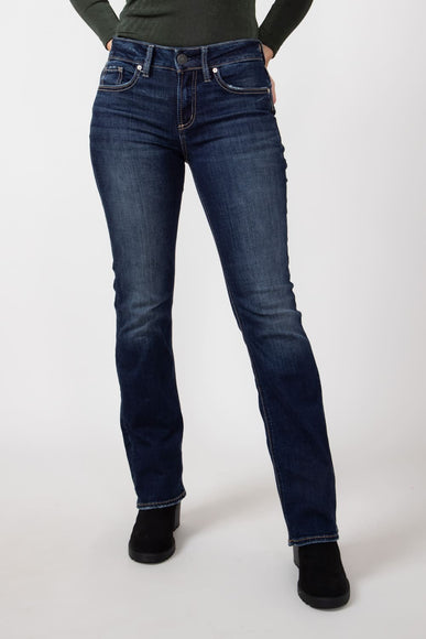 Silver Jeans Mid Rise Suki Slim Bootcut Jeans for Women