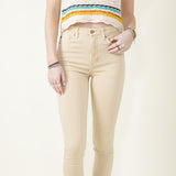 Judy Blue Garment Dyed Skinny Jeans for Women in Bone