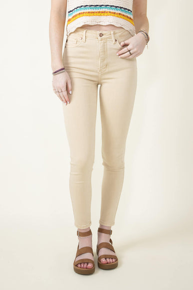 Judy Blue Garment Dyed Skinny Jeans for Women in Bone