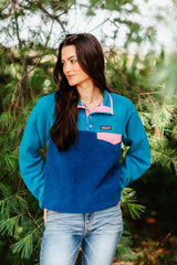 Teal store patagonia fleece