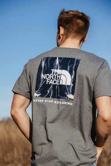 The North Face Box NSE T-Shirt for Men in Grey