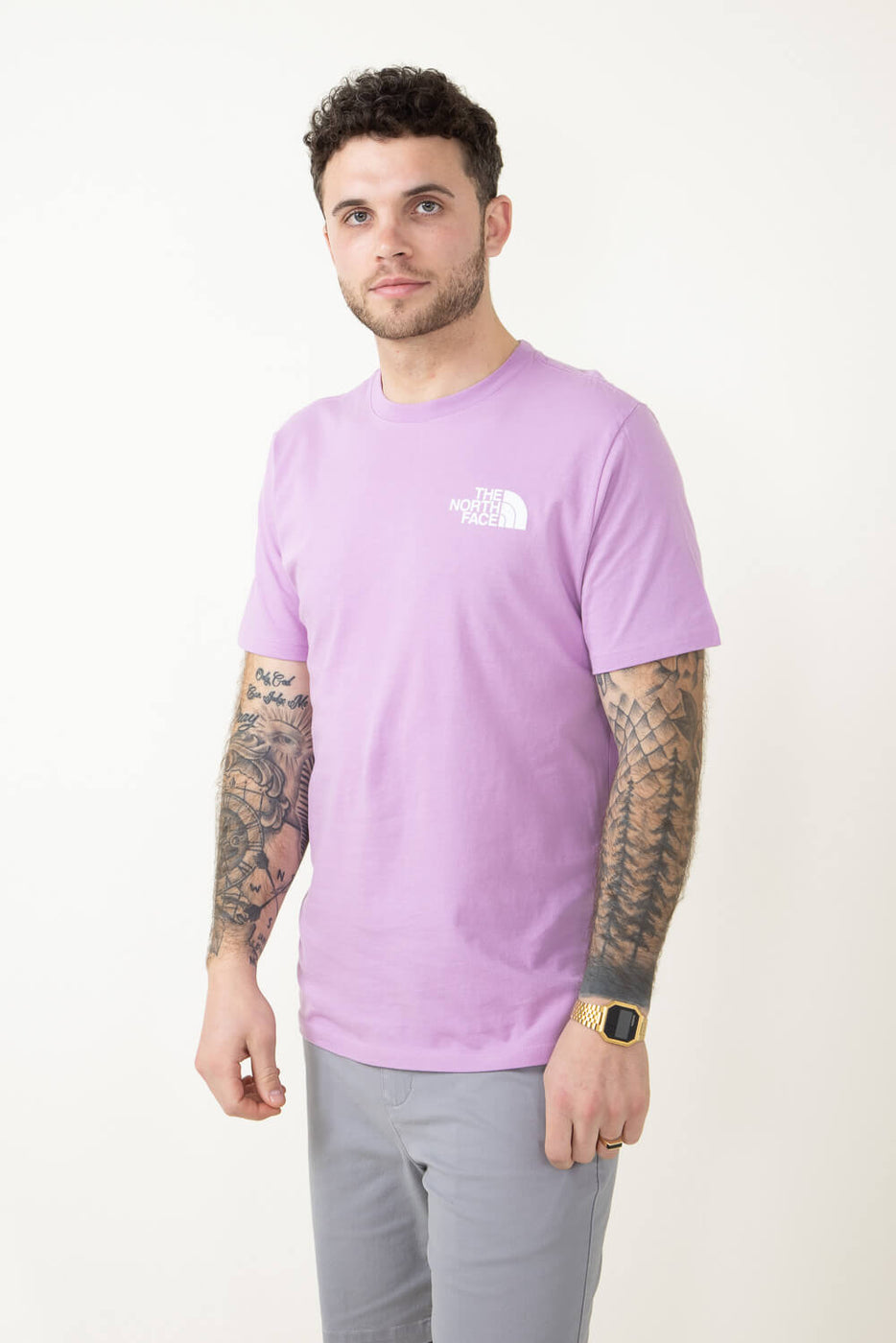 THE NORTH FACE Red Box Mens T-Shirt - MAUVE