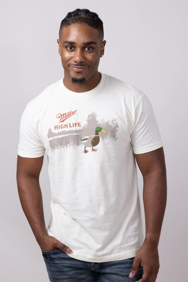 Miller Wildlife Duck T-Shirt for Men in Cream