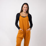  Outer Pocket Onesie for Women in Butterscotch 