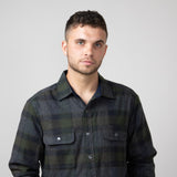 North River Waffle Lined Shirt Jacket for Men in Charcoal