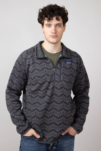 Patagonia Men’s Better Sweater Quarter Zip in Grey Multi