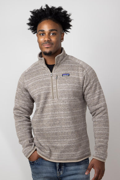 Patagonia Men’s Better Sweater Quarter Zip in Seabird Grey