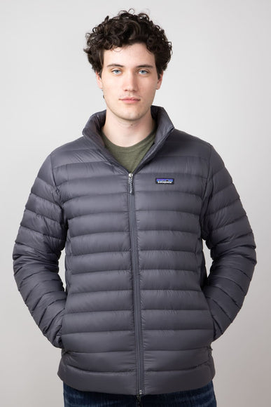 Patagonia Men's Down Sweater Jacket in Grey