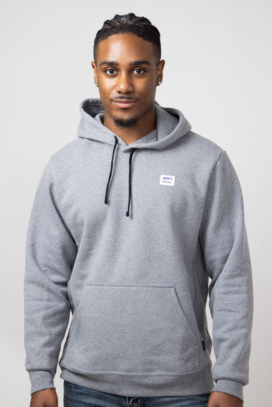 Patagonia Men’s P-6 Logo Uprisal Hoodie in Gravel Heather