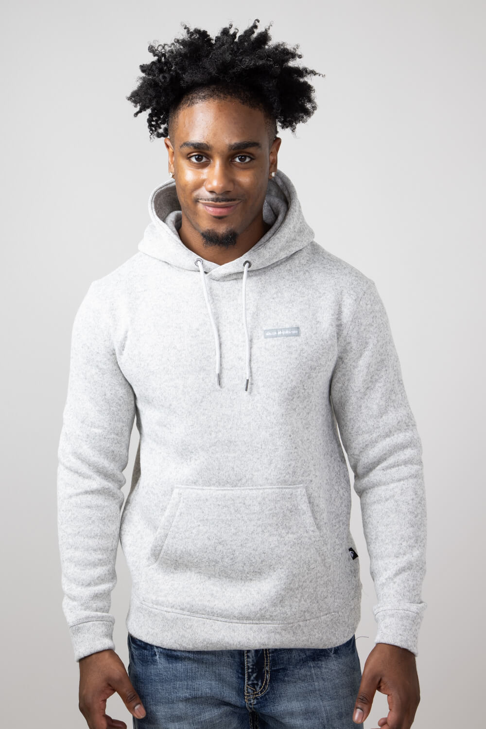 Grey hoodie men best sale