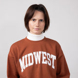 1897 Active Midwest Sweatshirt for Women in Rust