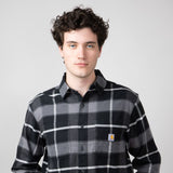 Carhartt Rugged Flex Midweight Flannel for Men in Black