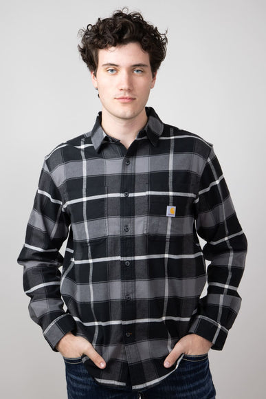 Carhartt Rugged Flex Midweight Flannel for Men in Black