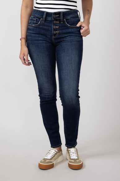 Silver Jeans Mid Rise Suki Skinny Jeans for Women