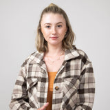 Simply Southern Plaid Shacket for Women in Patch