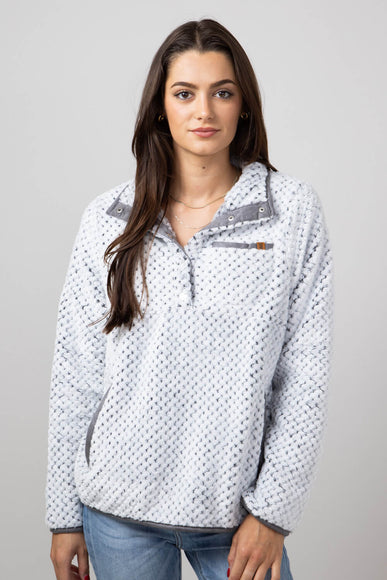 Simply Southern Simply Soft Pullover for Women in Frost Grey