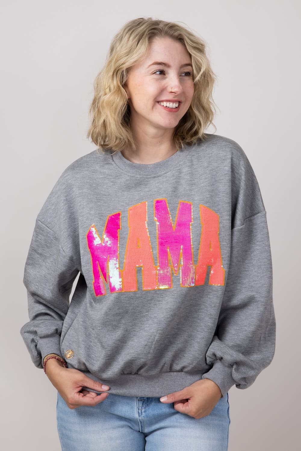 Grey mama sweatshirt hotsell