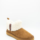 Soda Kolton Cozy Booties for Women in Tan