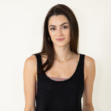 Sweater Tank Top for Women in Black