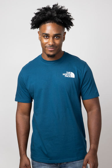 The North Face Box NSE T-Shirt for Men in Midnight Petrol 