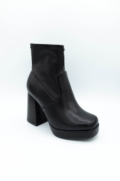 Top Moda East GoGo Booties for Women in Black