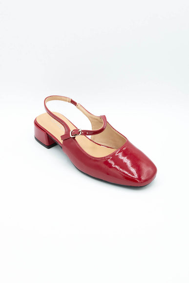 Top Moda Slingback Heels for Women in Red