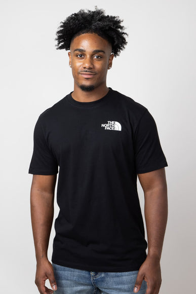 The North Face Box Logo T-Shirt for Men in Black