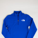 The North Face Glacier 1/4 Zip Pullover Jacket for Big Kids in Blue 