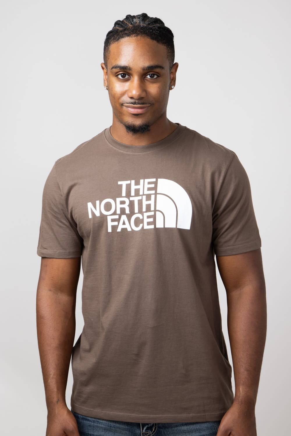 The North Face Half Dome T Shirt for Men in Smokey Brown