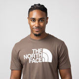 The North Face Half Dome T-Shirt for Men in Smokey Brown