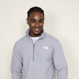 The North Face Textured Cap Rock Quarter Zip for Men in Grey