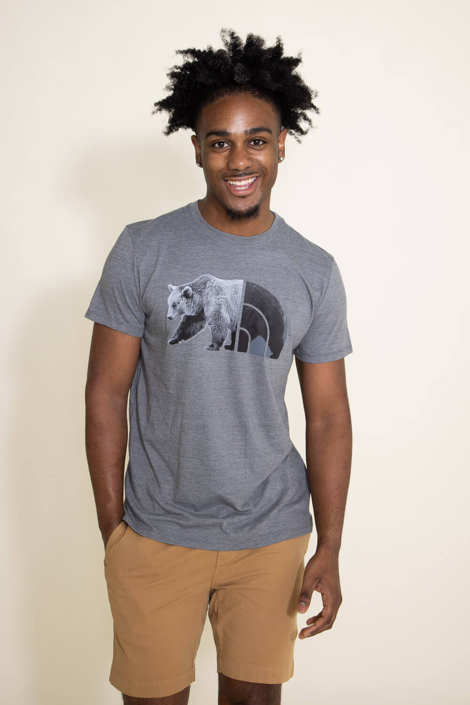 Buy The North Face Women Grey BEAR FlashDry T Shirt - Tshirts for