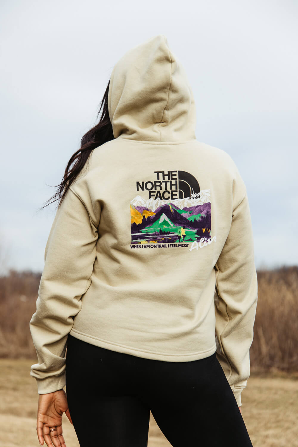 The North Face Evolution Hi Lo Hoodie for Women in Brown
