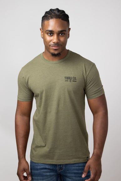 Troll Co Pay Me T-Shirt for Men in Green