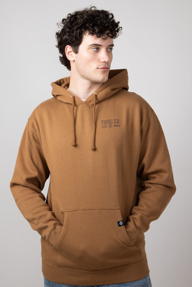 Troll Co. Pay Me Hoodie for Men in Saddle