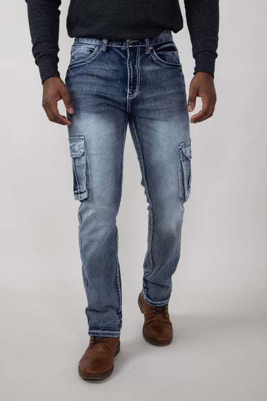 True Luck Fallon Cargo Straight Jeans for Men