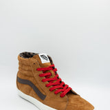 Vans Sk8 Hi Pig Suede Sneakers in Ginger