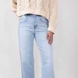 Vervet High Rise Baggy Wide Jeans for Women