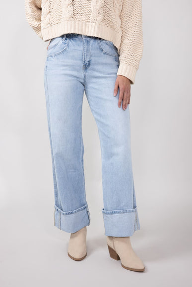 Vervet High Rise Baggy Wide Jeans for Women