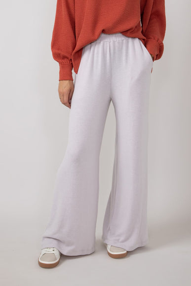 Wide Leg Lounge Pants for Women in Vintage Ash Rose