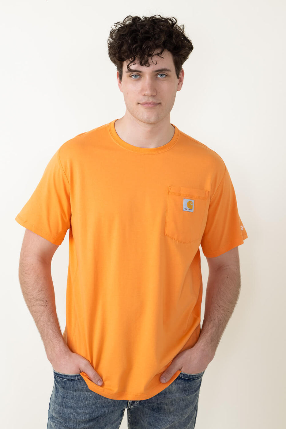 Carhartt t best sale shirt orange