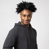 1897 Active Diamond Weave Hoodie for Men in Charcoal