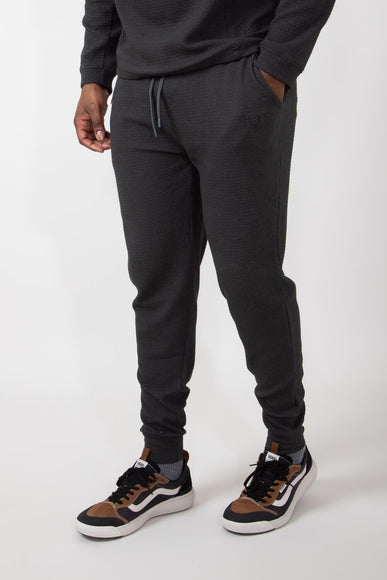 1897 Active Diamond Stretch Joggers for Men in Charcoal