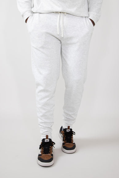 1897 Active Diamond Stretch Joggers for Men in Oatmeal 